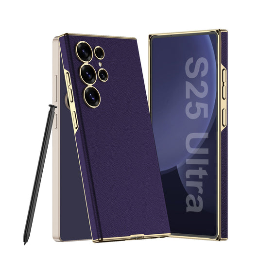 Samsung Galaxy S25 Ultra Chrome Edge Leather Case