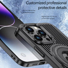 iPhone 15 Pro Hard Shell MagClap Magsafe Cooling Case - Black