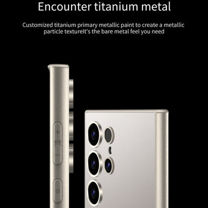 Samsung Galaxy S24 Ultra GKK Soft Sleek Matte PC Skin Feel Case - Titanium