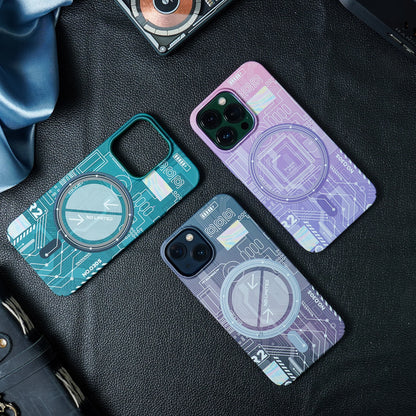 iPhone 14 Pro Max Luminous Radium Back Cover Case with Magsafe