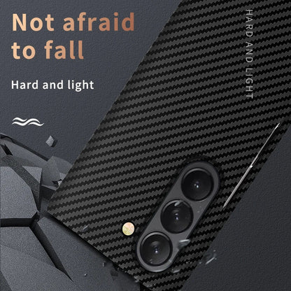 Samsung Galaxy Z Fold 5 Dual Shade Carbon Fiber Shockproof Case - Red