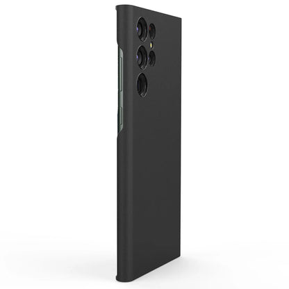 Samsung Galaxy S22 Ultra Leather Case Slim Profile - Black