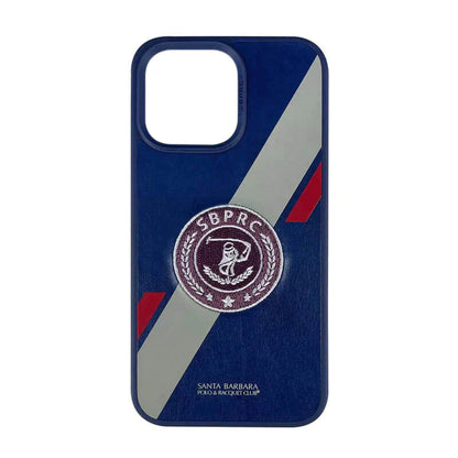 iPhone 14 Pro Santa Barbara Gareth Series Leather Case - Blue