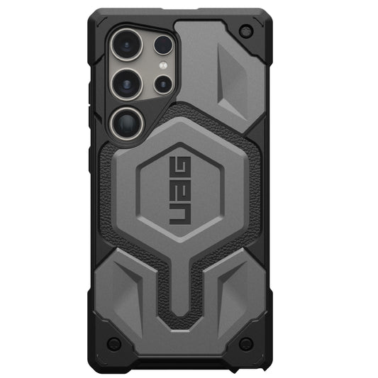 Samsung S24 Ultra Monarch Pro Top Grain Leather (TGL) Protective Armor Case with Magsafe - Gray