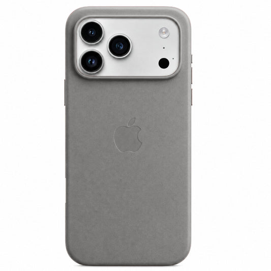 iPhone 17 Pro Max Leather Back Cover Case with MagSafe - Dark Gray
