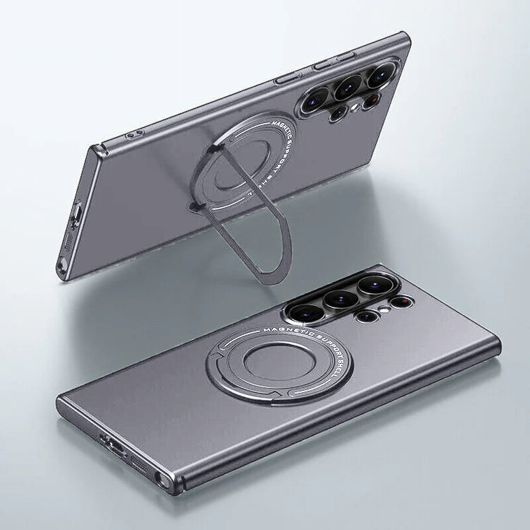 Samsung Galaxy S23 Ultra Magnetic Metal Stand Shockproof Case