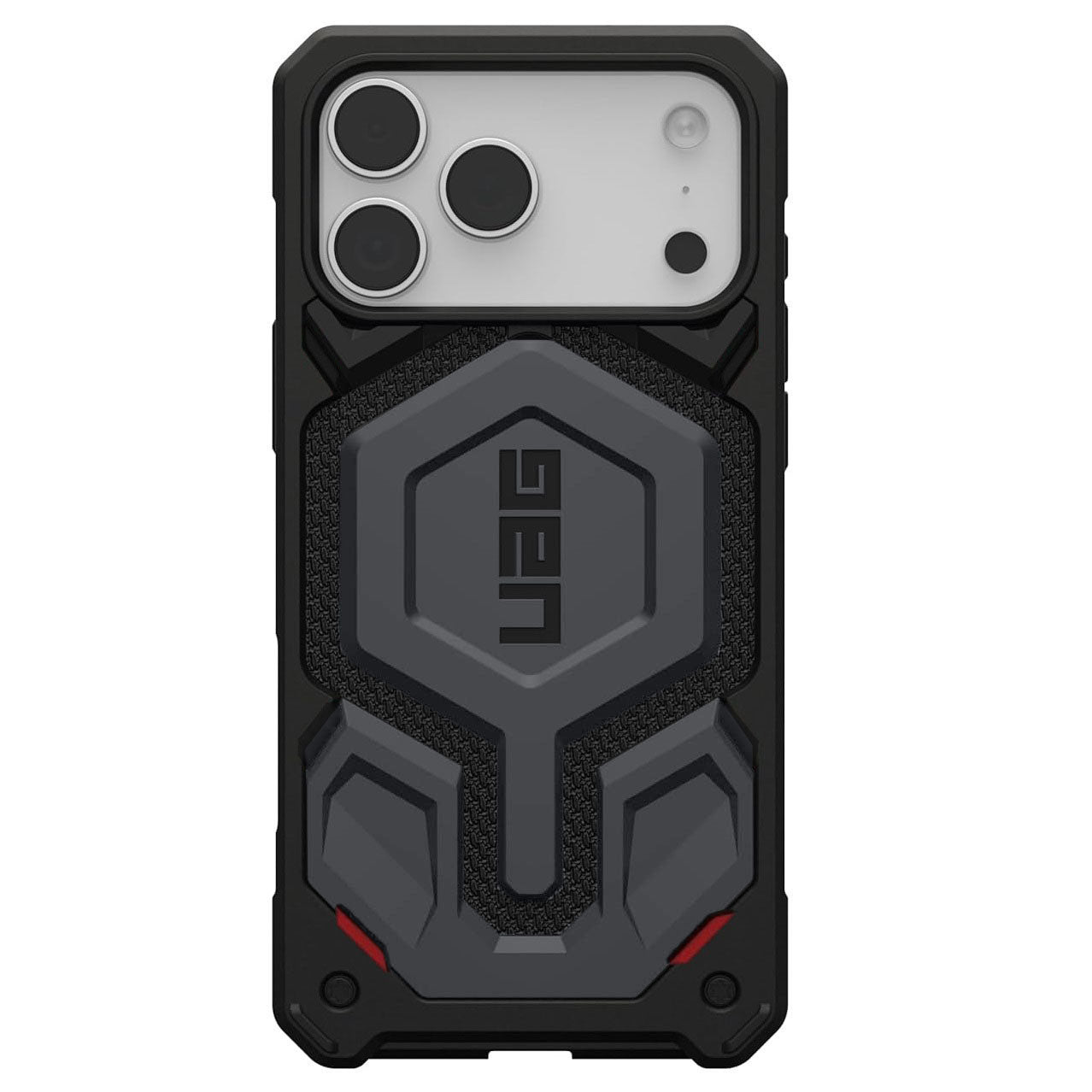 iPhone 17 Pro Max Monarch Pro Kevlar Protective Heavy Duty Shockproof Case - Gray