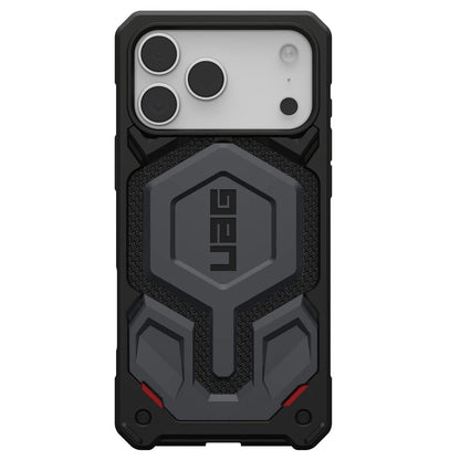 iPhone 17 Pro Max Monarch Pro Kevlar Protective Heavy Duty Shockproof Case - Gray