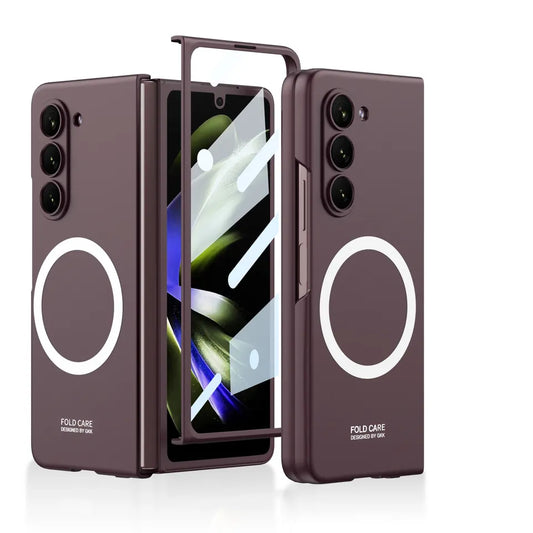 Samsung Galaxy Z Fold 5 Ultra Thin Matte Finish Case with Magsafe - Wine