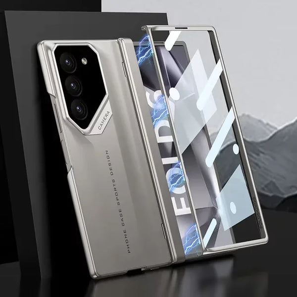 Samsung Galaxy Z Fold 6 GKK Raptor Pro Case with Camera Hinge & Front Glass Protection