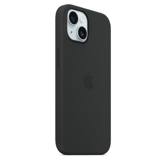 iPhone 15 Plus Silicon Case with Magsafe - Black