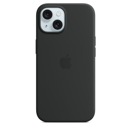iPhone 15 Plus Silicon Case with Magsafe - Black