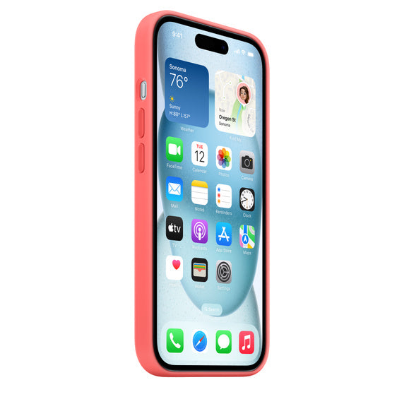 iPhone 15  Silicon Case with Magsafe Case