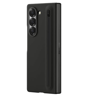 Samsung Galaxy Z Fold 5 Slim Skin Feel S Pen Case with Inbuilt Glass Protection & Stylus - Black