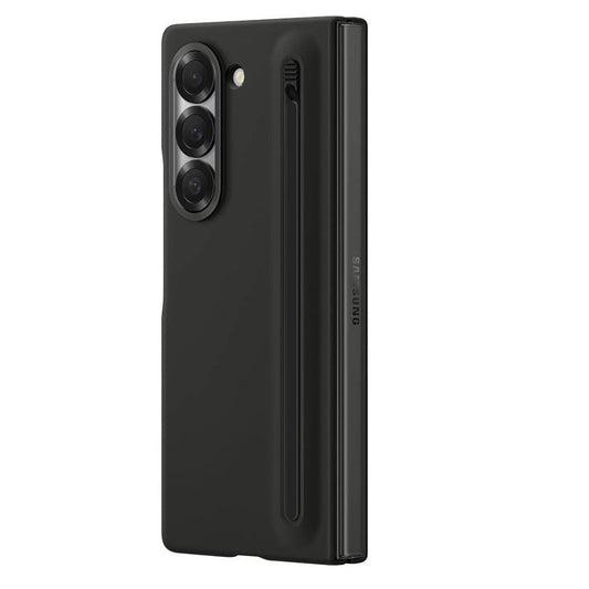 Samsung Galaxy Z Fold 5 Slim Skin Feel S Pen Case with Inbuilt Glass Protection & Stylus - Black