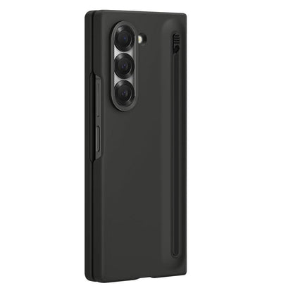Samsung Galaxy Z Fold 5 Slim Skin Feel S Pen Case with Inbuilt Glass Protection & Stylus - Black