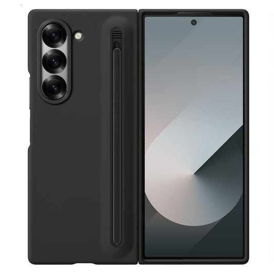 Samsung Galaxy Z Fold 6 Slim Skin Feel S Pen Case with Stylus - Black