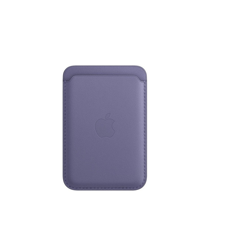 Leather MagSafe Wallet – Slim Magnetic Card Holder for iPhone - Wistaria
