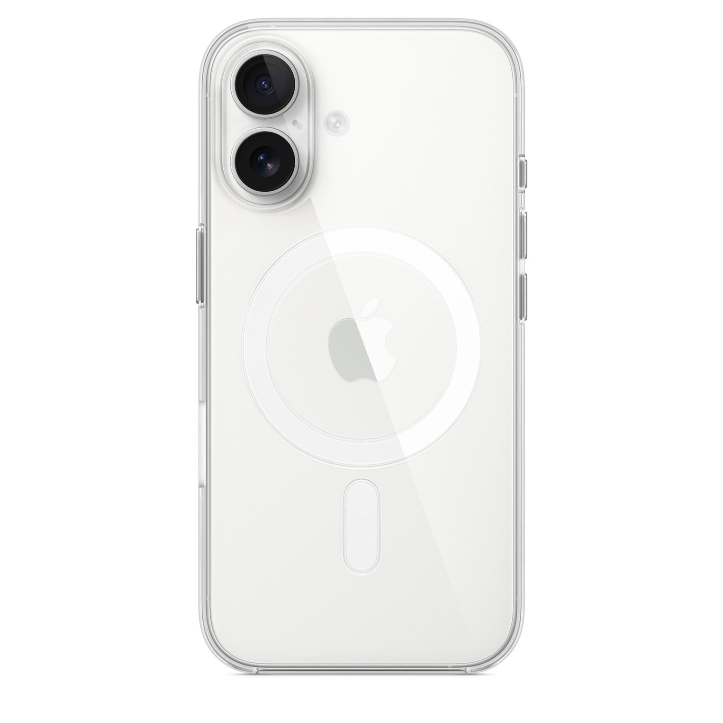 iPhone 17 Cristal Clear Magsafe Back Cover with IC Animation - Transparent