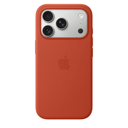 iPhone 17 Pro Silicone Case with MagSafe & Camera Action Button – Terra Cotta