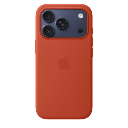 iPhone 17 Pro Silicone Case with MagSafe & Camera Action Button – Terra Cotta