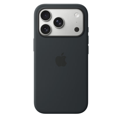 iPhone 17 Pro Max Silicone Case with MagSafe & Camera Action Button – Black