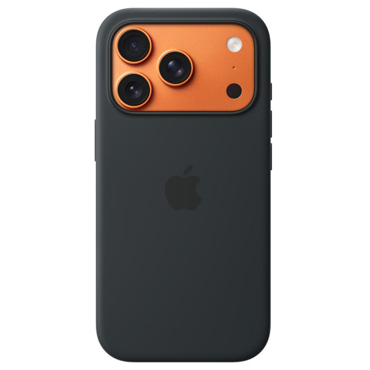 iPhone 17 Pro Max Silicone Case with MagSafe & Camera Action Button – Black