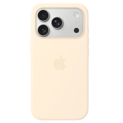iPhone 18 Pro Silicone Back Cover Case with MagSafe - Vanilla