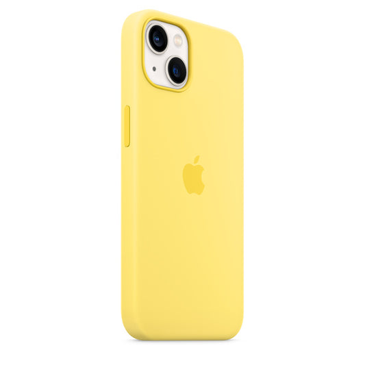 iPhone 13 Silicon Case with MagSafe Yellow