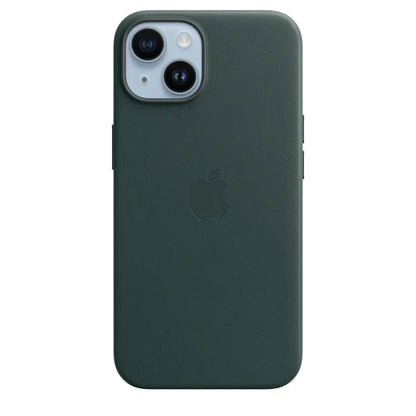 iPhone 14 Plus Leather Case with MagSafe - Green