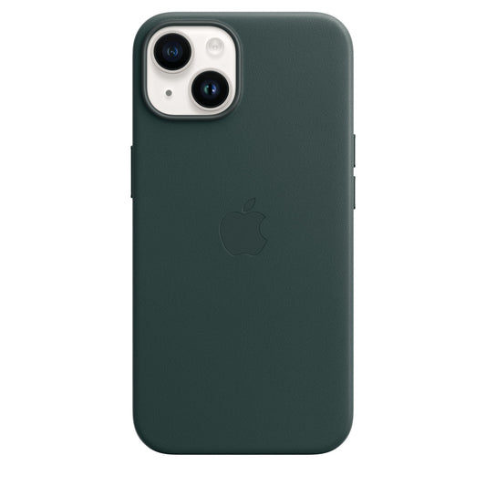 iPhone 15 Plus Leather Case with MagSafe Animation - Green