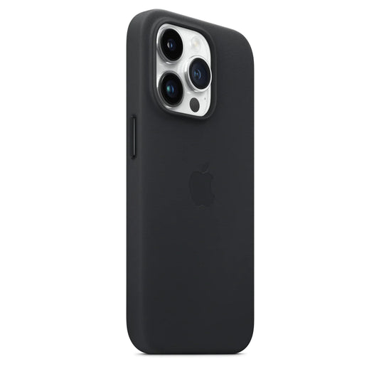 iPhone 15 Pro Leather Case with MagSafe - Black
