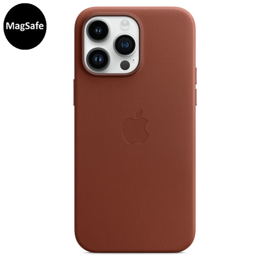 iPhone 13 Pro Max Leather Case with MagSafe - Umber Brown