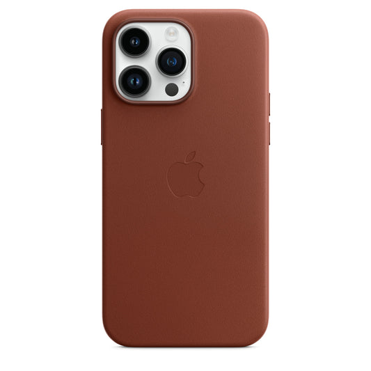 iPhone 13 Pro Max Leather Case - Umber Brown