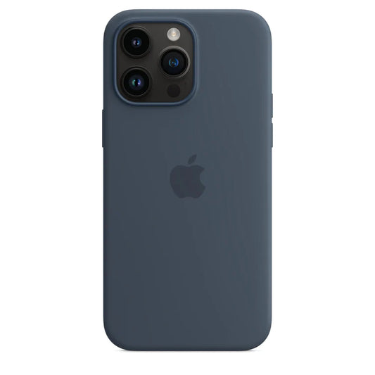 iPhone 14 Pro Max Silicon Case with Magsafe Animation-Blue