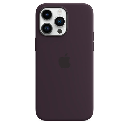 iPhone 14 Pro Max Silicon Case with Magsafe Animation-Deep Purple