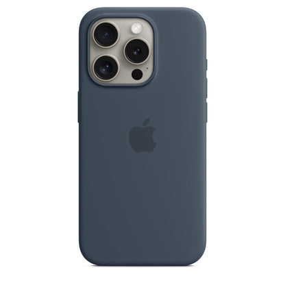 iPhone 15 Pro  Silicon Case with Magsafe - Navy Blue