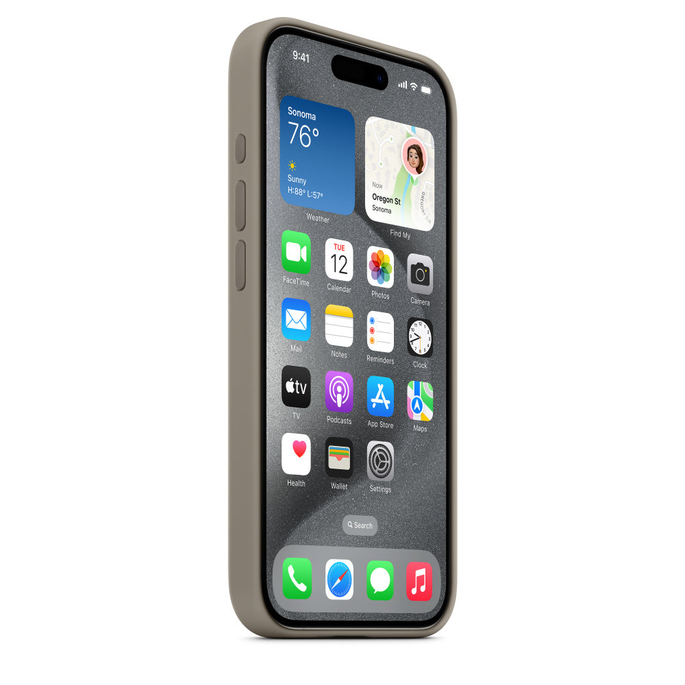 iPhone 15 Pro Max Silicon Case with Magsafe-Clay