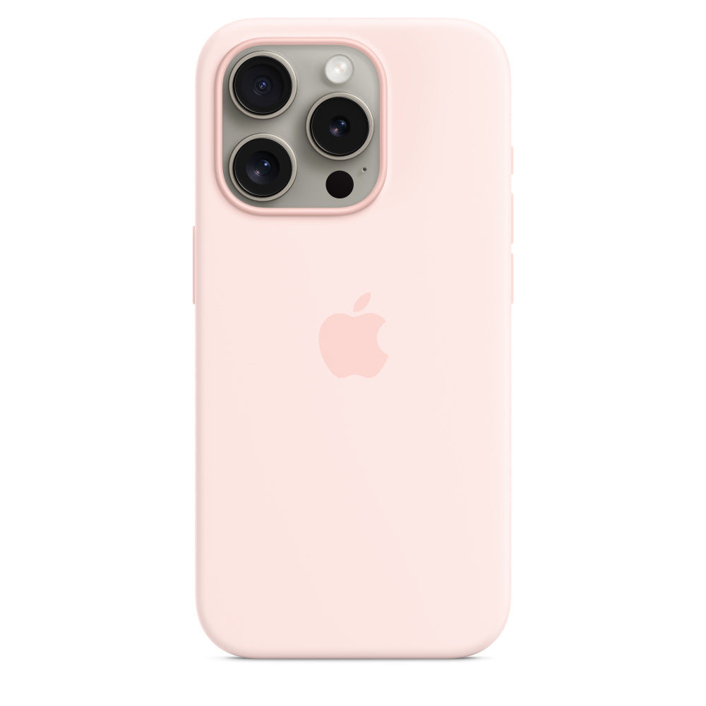 iPhone 15 Pro Max Silicon Case with Magsafe-Pink