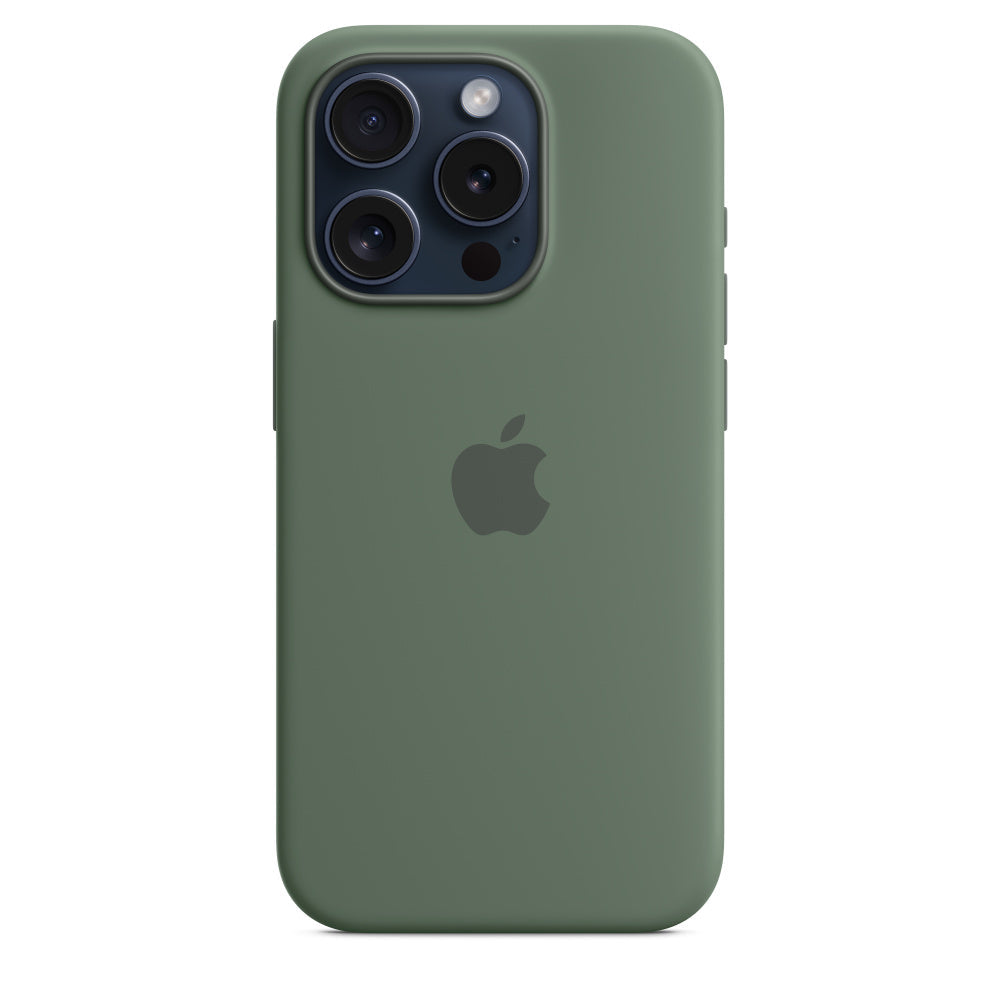 iPhone 15 Pro  Silicon Case with Magsafe - Green