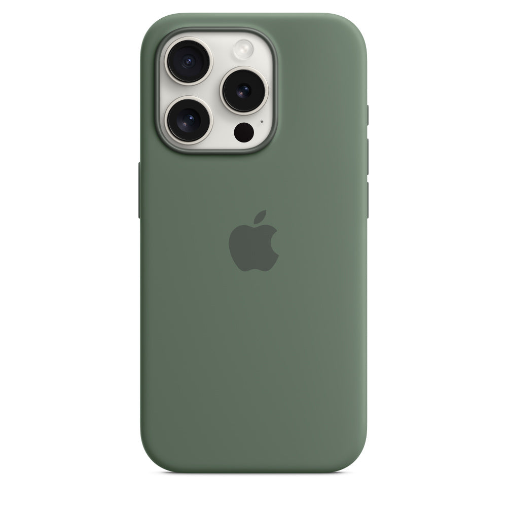 iPhone 15 Pro  Silicon Case with Magsafe - Green