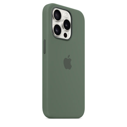 iPhone 15 Pro  Silicon Case with Magsafe - Green