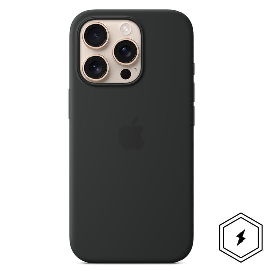 iPhone 16 Pro Max Silicon Case with Magsafe - Black
