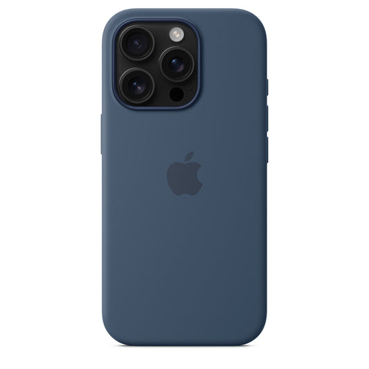 iPhone 16 Pro Silicon Case with Magsafe - Denim