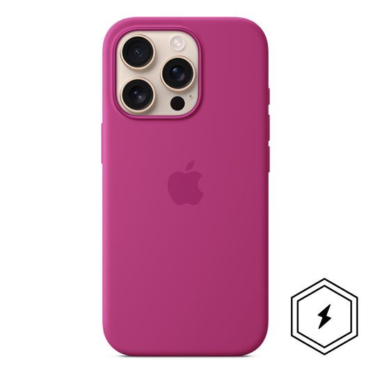 iPhone 16 Pro Max Silicon Case with Magsafe - Fuchsia