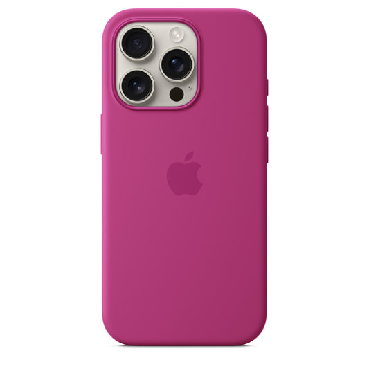 iPhone 16 Pro Silicon Case with Magsafe - Fuchsia