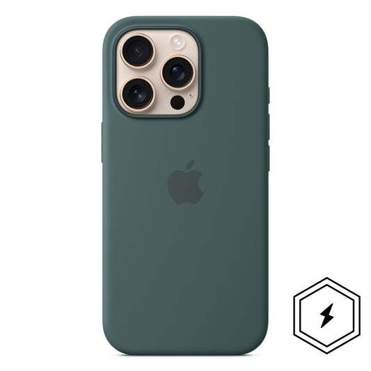 iPhone 16 Pro Max Silicon Case with Magsafe - Lake Green