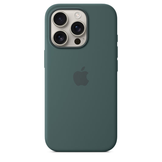 iPhone 16 Pro Silicon Case with Magsafe - Lake Green