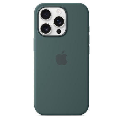 iPhone 16 Pro Max Silicon Case with Magsafe - Lake Green