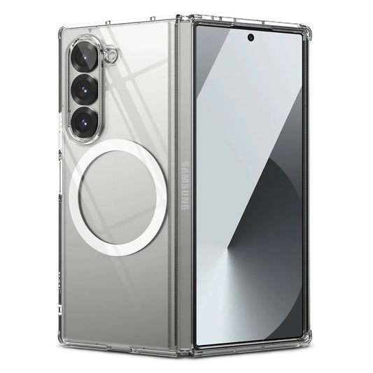 Samsung Galaxy Z Fold6 Cristal Clear Magnetic Magsafe Case - Transparent